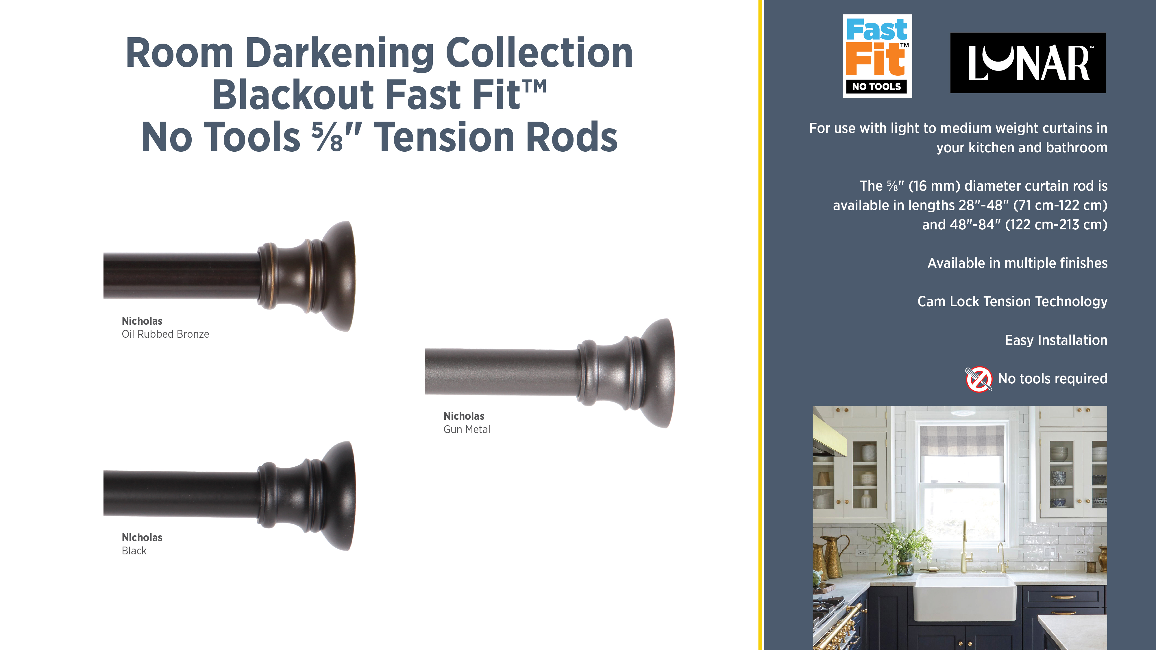 Lunar FFNT 5/8" Tension Rods